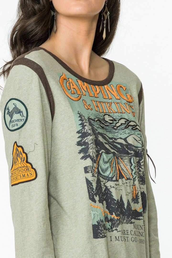 Double D Ranchwear Camping & Hiking Tee