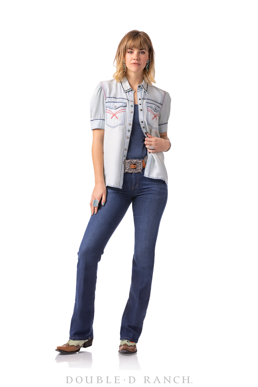 Double D Ranchwear Freedom Rider Top