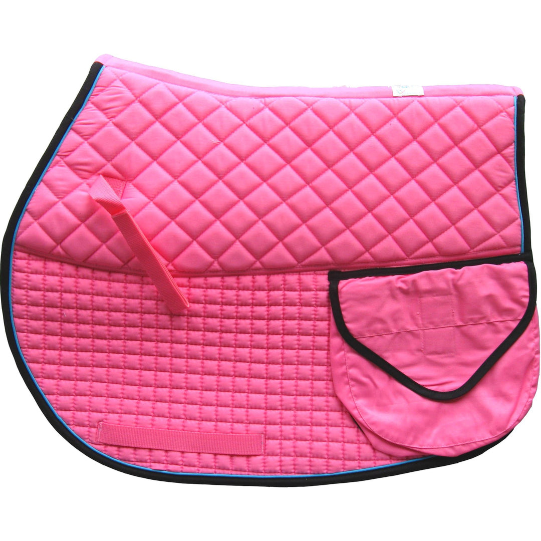 Pacific Rim International Cotton Square Double Back Extra-Long Trail Riding Pad