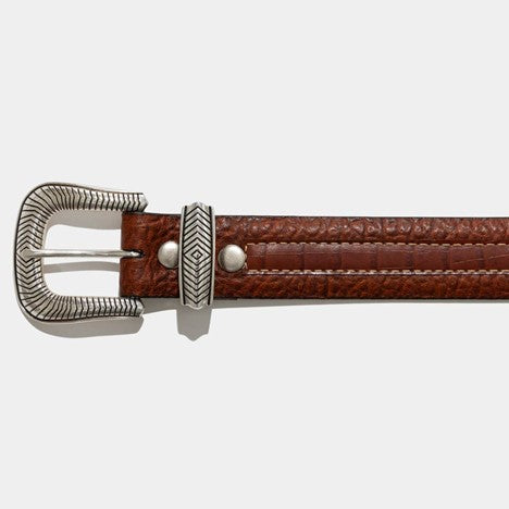 Vintage Bison Coloma Belt-Peanut