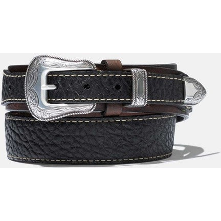 Vintage Bison Ranger Belt-Black