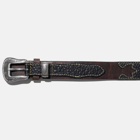 Vintage Bison Ranger Belt-Black