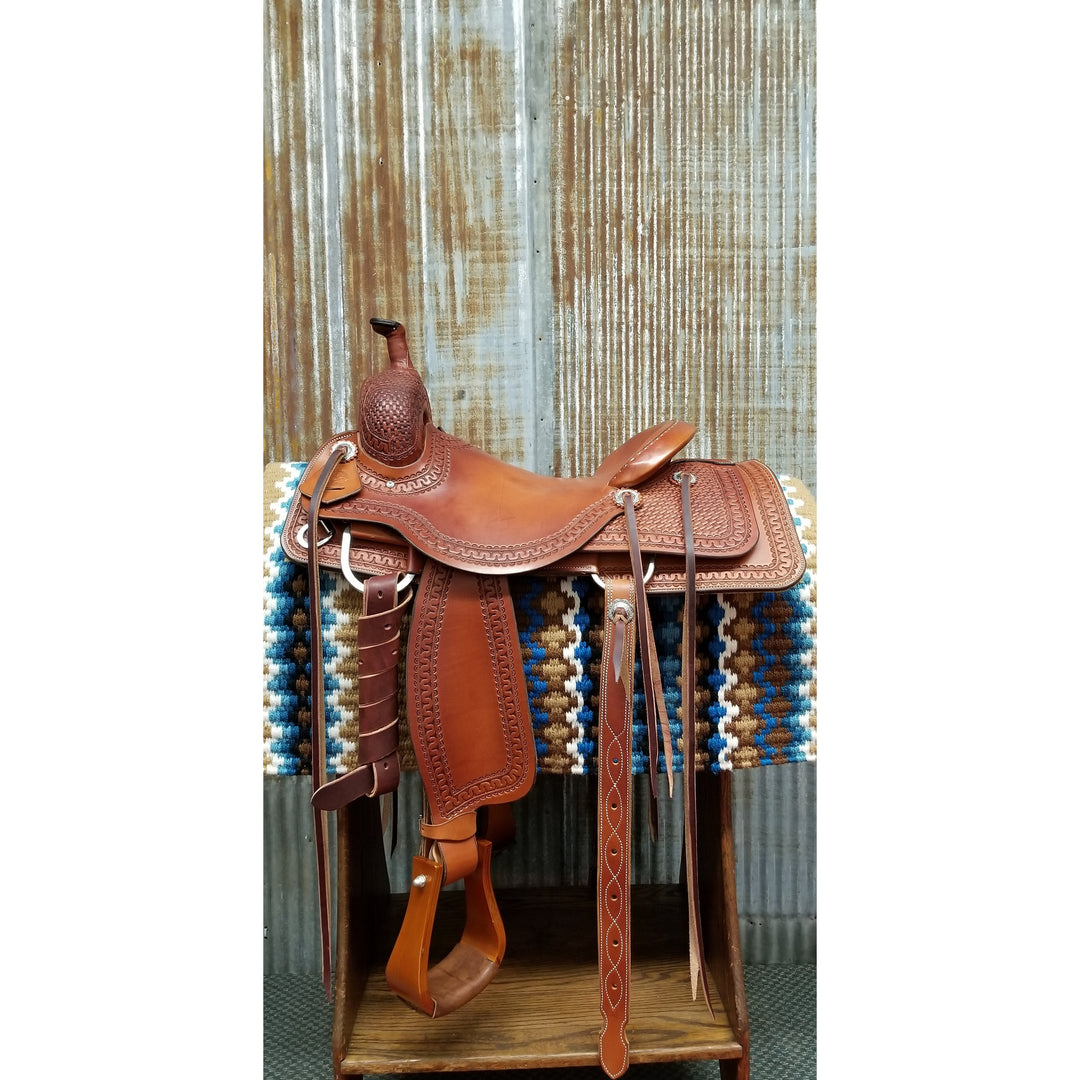 West 20 16" Custom Ranch Cutting Saddle