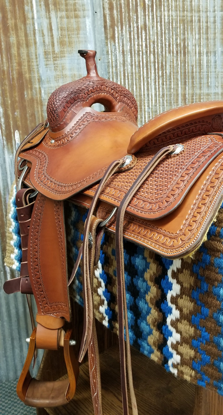 West 20 16" Custom Ranch Cutting Saddle