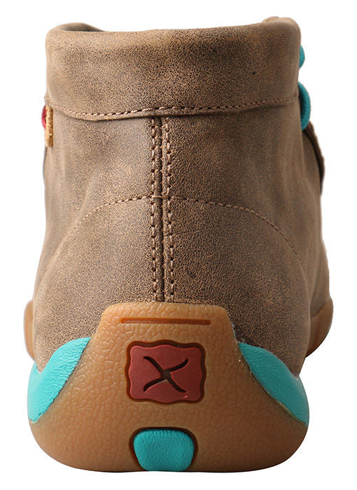 Twisted X Women's Chukka Driving Moc-Bomber/Turquoise