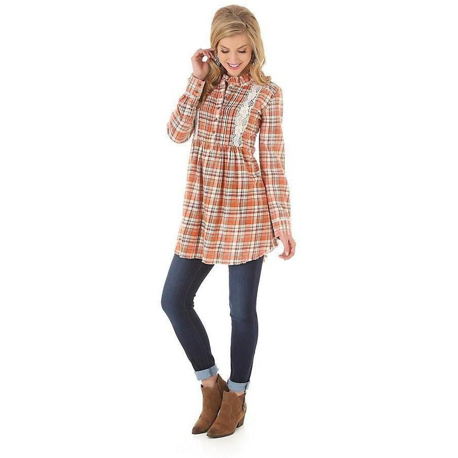 Wrangler Women's Long Sleeve Tunic - West 20 Saddle Co.