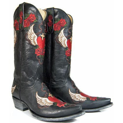 Old Gringo Yippee Ki Yay Abby Black Boots - West 20 Saddle Co.