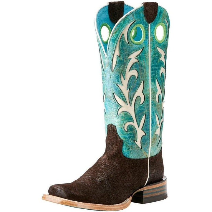 Ariat Women's Chute Out-Chocolate Hippo/Under the Sea