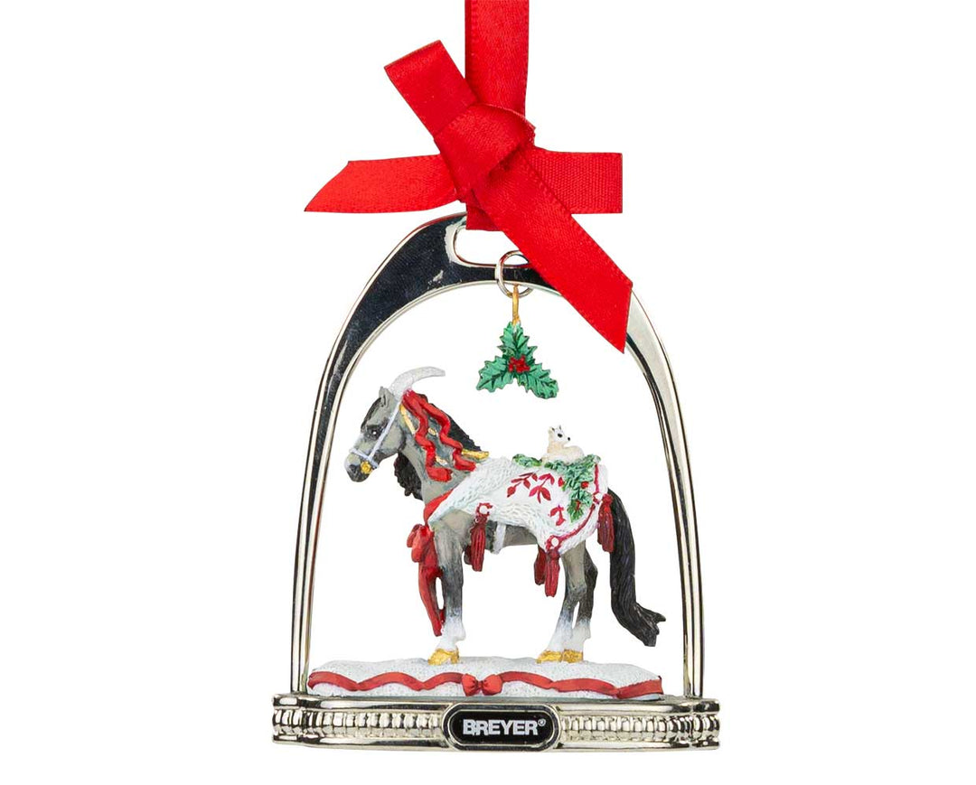 Breyer 2021 Arctic Grandeur Holiday Horse Stirrup Ornament