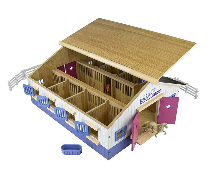Breyer Farms Deluxe Wood Stable Playset