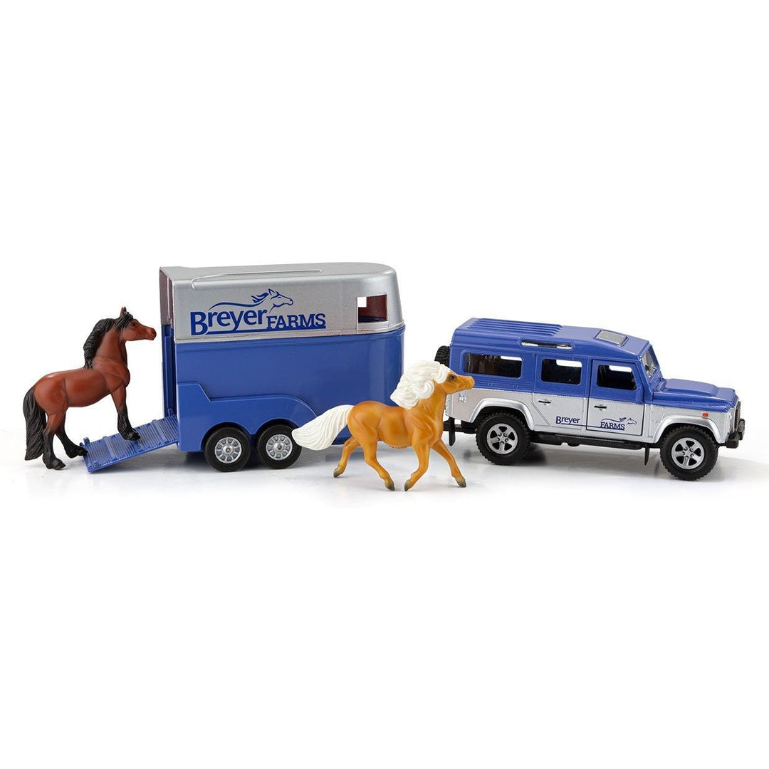 Breyer Land Rover and Tag-A-Long Trailer