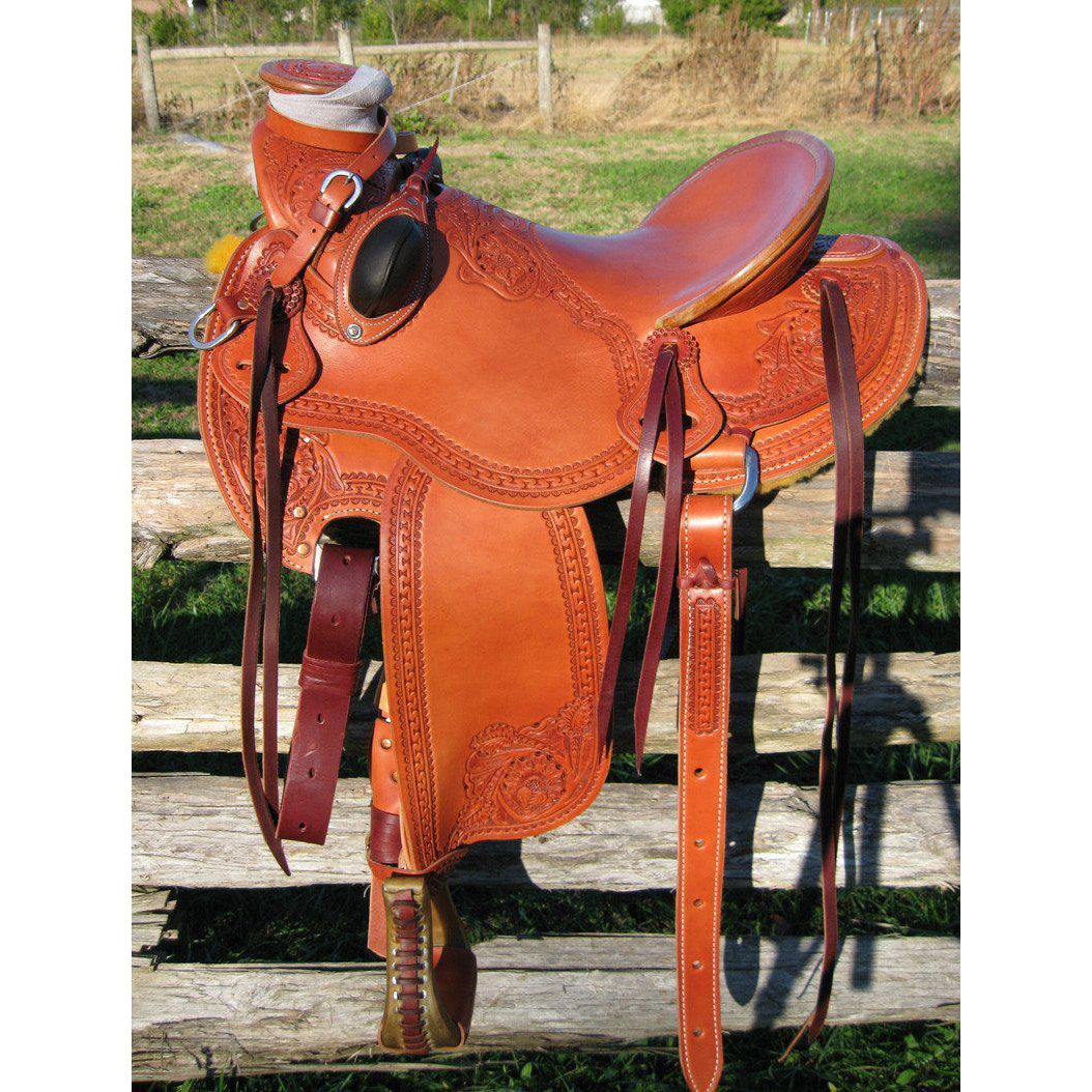 RW Bowman Mike Branch Natural Wade Saddle - West 20 Saddle Co.