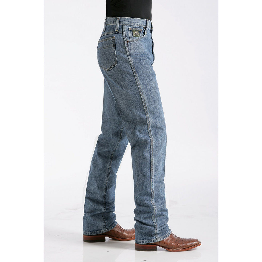 Cinch Men's Relaxed Fit Green Label Jean - Medium Stonewash - West 20 Saddle Co.