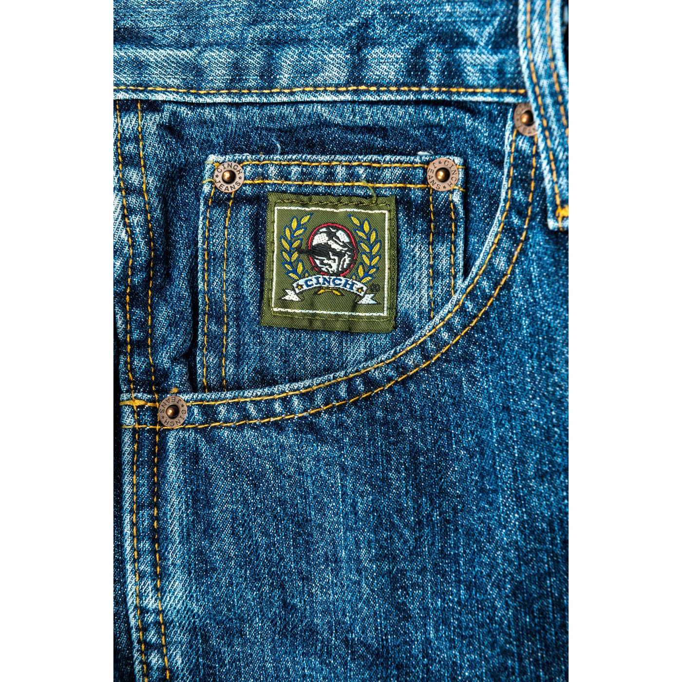 Cinch Men's Relaxed Fit Green Label - Dark Stonewash - West 20 Saddle Co.