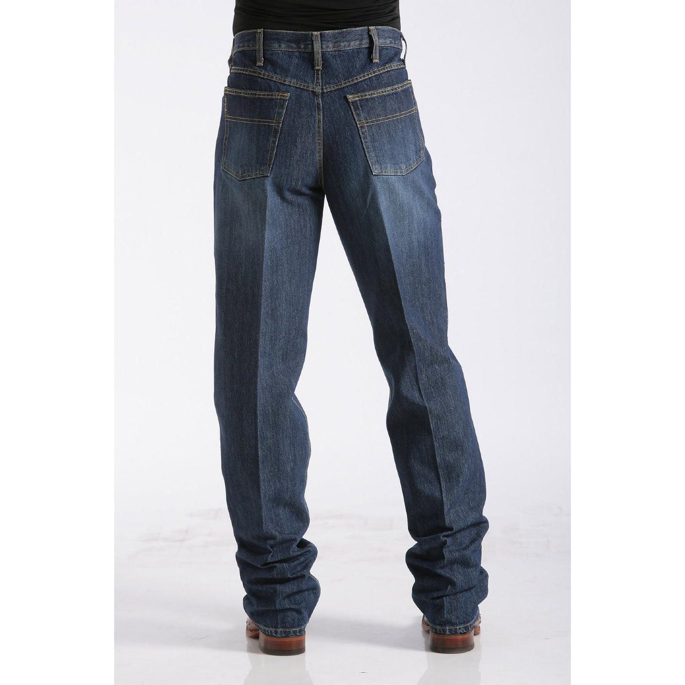 Cinch Men's Loose Fit Black Label Jeans - Dark Stonewash - West 20 Saddle Co.