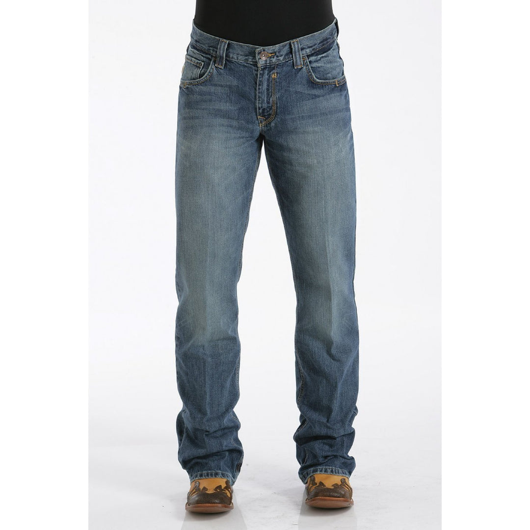 Cinch Men's Relaxed Fit Carter Jean - Medium Stonewash - West 20 Saddle Co.