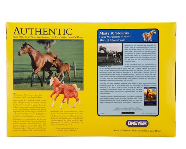 Breyer Misty & Stormy-Models and Book Set