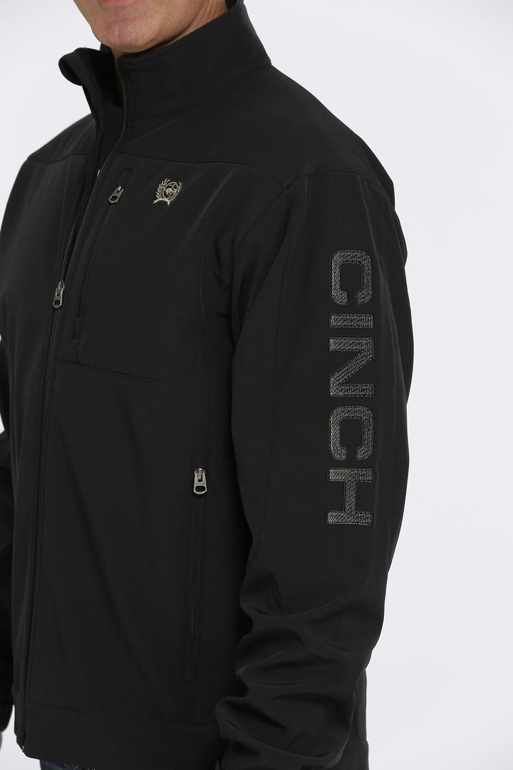 Cinch Men's Concealed Carry Black Lined Bonded Jacket