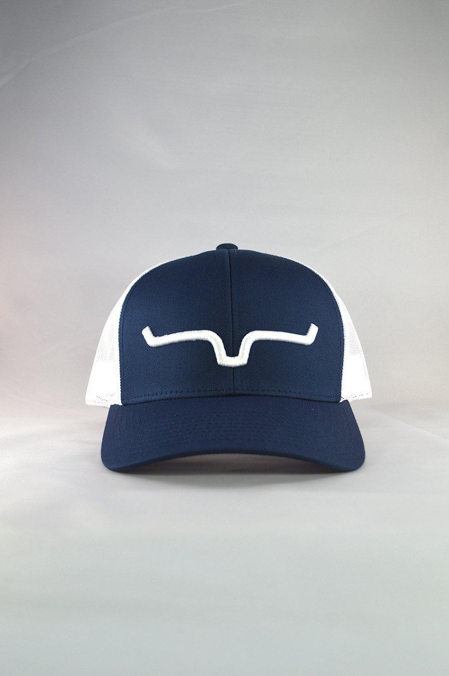 Kimes Ranch Weekly Trucker Navy/White - West 20 Saddle Co.