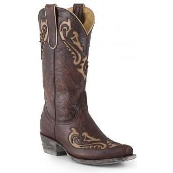 Old Gringo Yippee Ki Yay Korina Chocolate and Bone Women's Boot - West 20 Saddle Co.