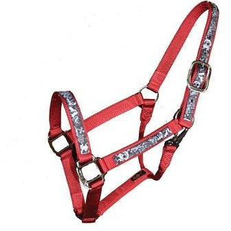 Triple E Nylon Halter with Overlay and Snap