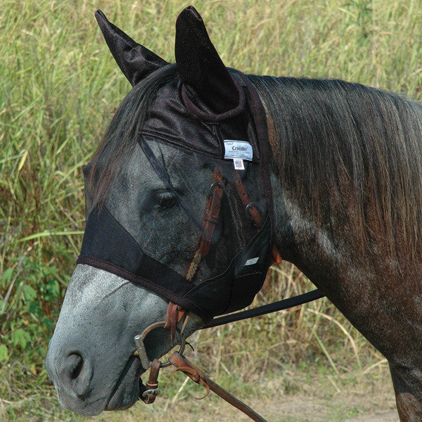 Cashel Quiet Ride Fly Mask- Standard with Ears - West 20 Saddle Co.