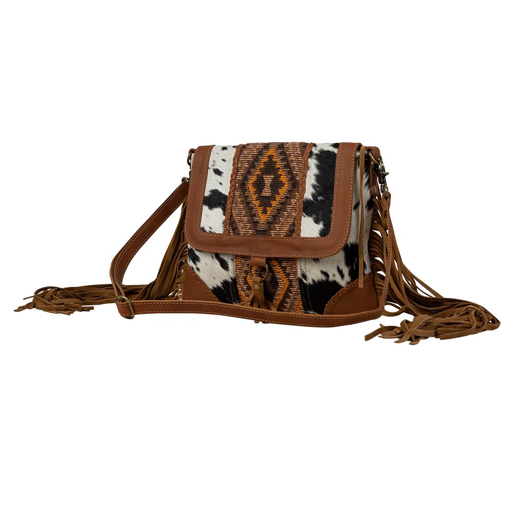 Leather Purse with Fringe - Cowboy Boot Purse with Fringe - Western Shoulder Bag with Fringe