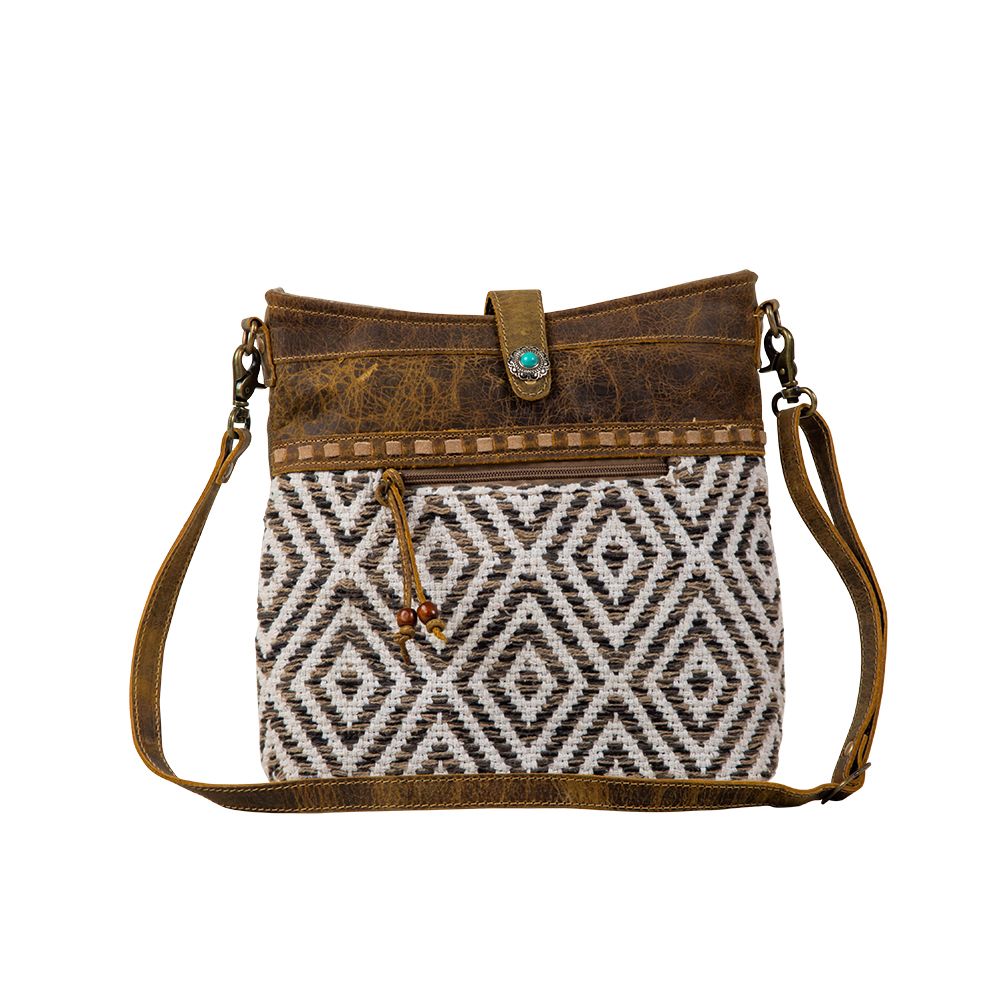 Myra Sand Weaver Bag