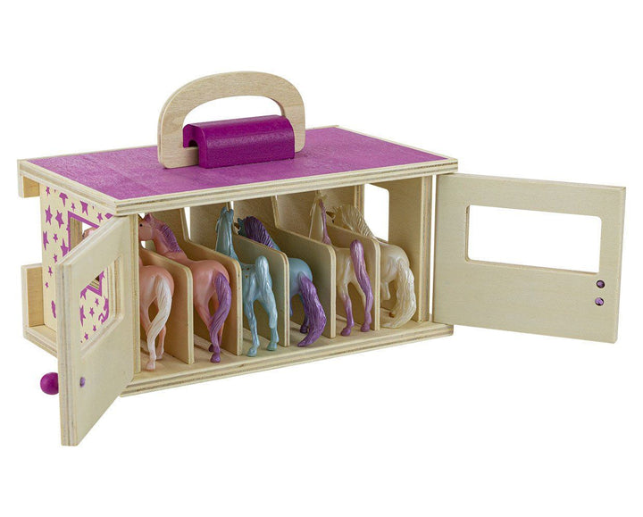 Breyer Unicorn Magic Wood Carry Stable