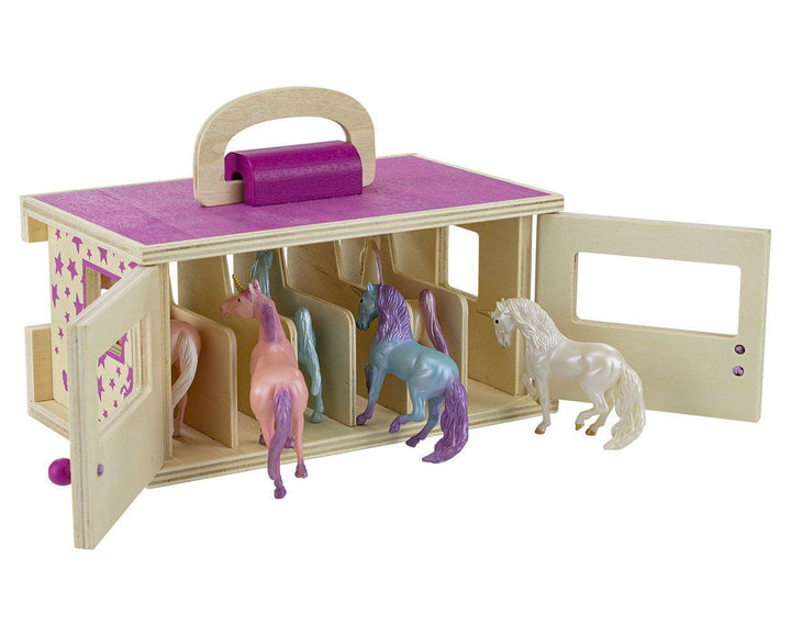 Breyer Unicorn Magic Wood Carry Stable