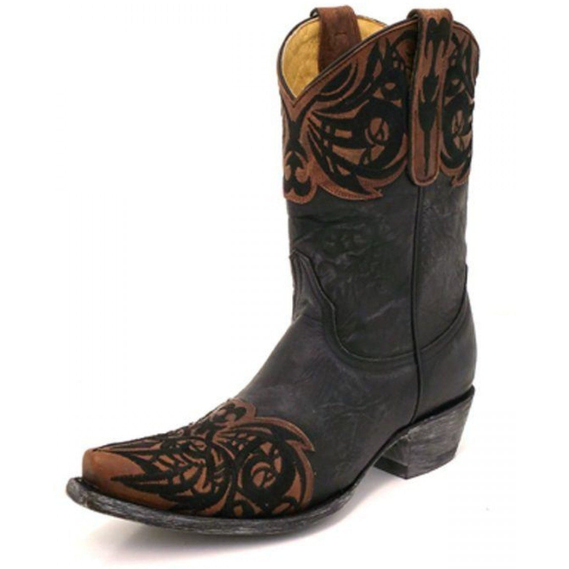 Old Gringo Yippee Ki Yay Paka Black and Oryx Boots - West 20 Saddle Co.